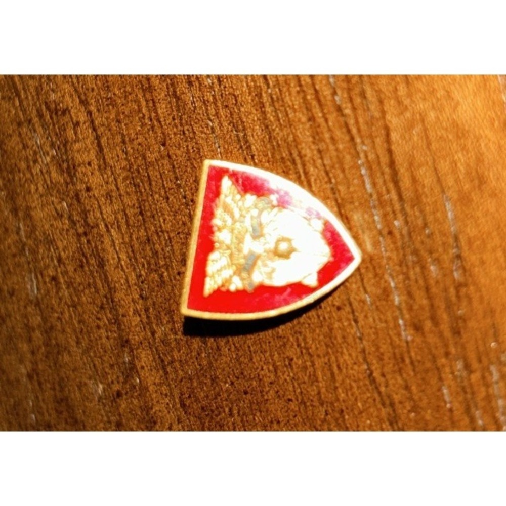 Vintage USMC Eagle Globe Anchor Hat Pin Clutch Back Insignia Gold Tone - Picture 3 of 7